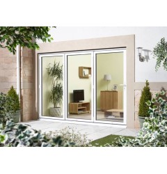 ALUVU Aluminium White Bifold Doors Image