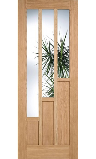 Oak Coventry Clear Glazed Door Image