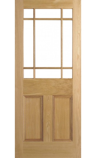 Oak Downham Unglazed Door Image