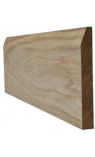Oak Faced Chamfered Skirting 146mm (12 Meters) Image