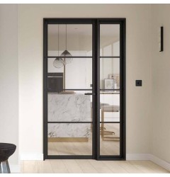 Industrial Soho Glazed Door and Sidelight Image