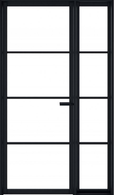 Soho Glazed Door and Side Light 1208mm (w) x 2015mm (h) Image