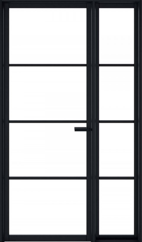 Soho Glazed Door and Side Light 1449mm (w) x 2015mm (h) Image