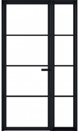 Soho Glazed Door and Side Light 1495mm (w) x 2015mm (h) Image