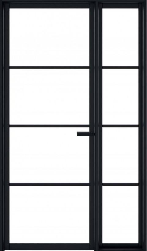 Soho Glazed Door and Side Light 1678mm (w) x 2015mm (h) Image