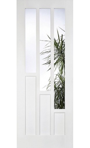 White Coventry Glazed Door Image