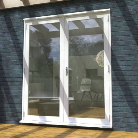 White French Doors 1800mm (6ft) 54mm Thick Image