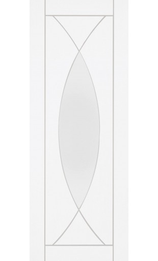 White Pesaro Glazed Door Image