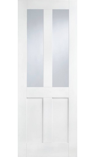 White Primed London Glazed Door Image
