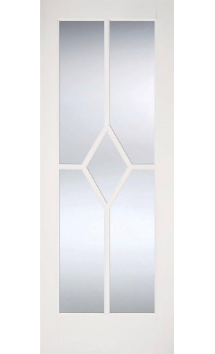 White Reims Glazed Door Image